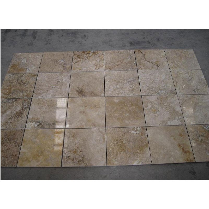 Yellow travertine