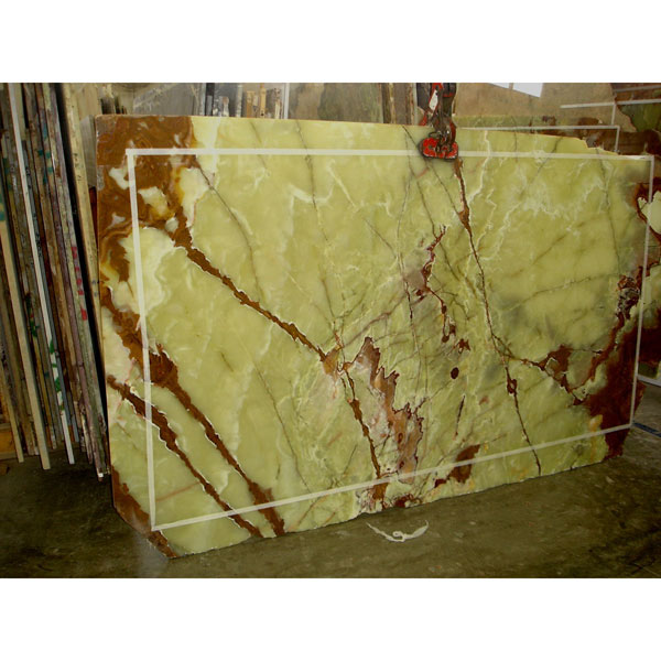 green onyx slab