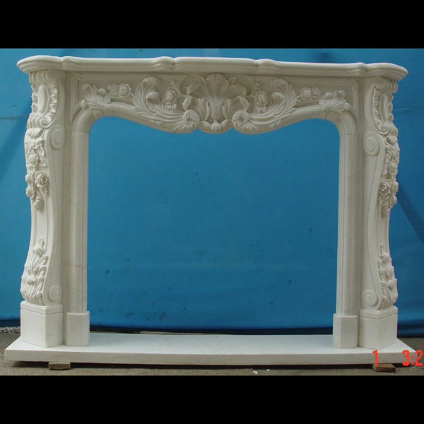 marble fireplace