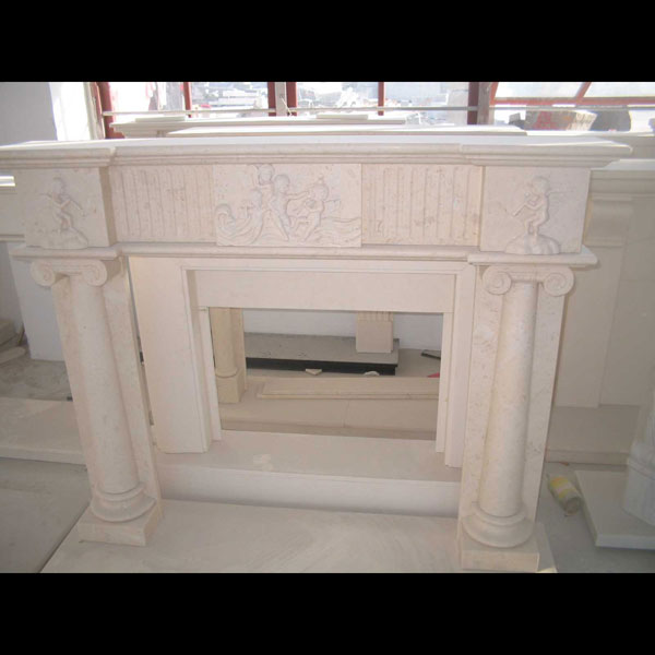 marble fireplace