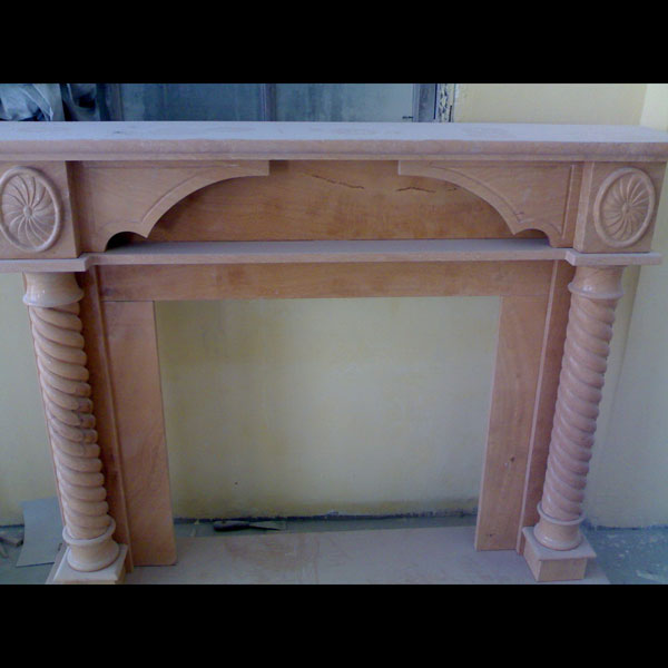 marble fireplace