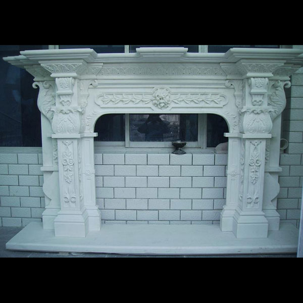 marble fireplace