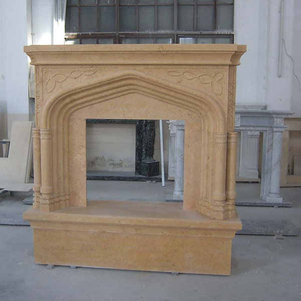 marble fireplace