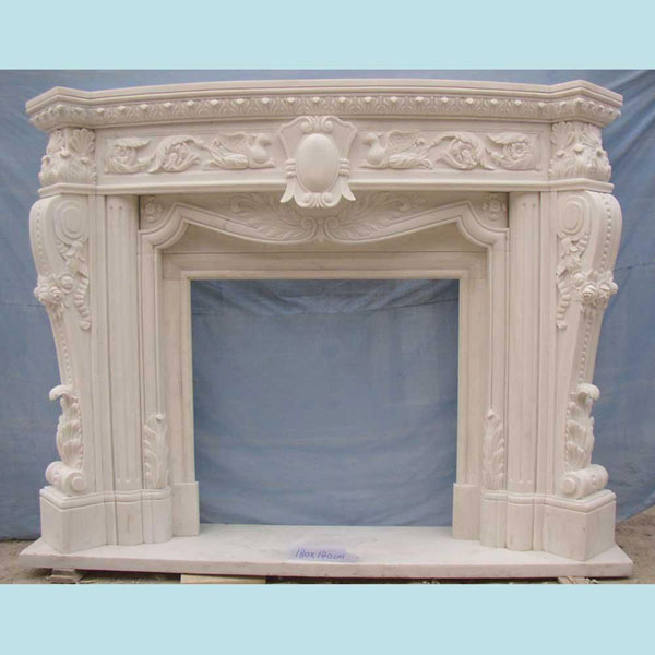 marble fireplace