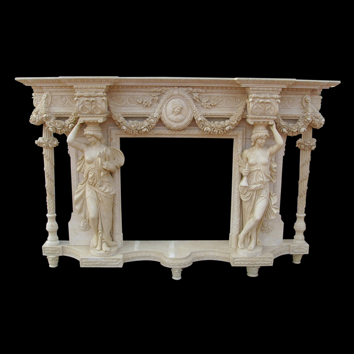 marble fireplace