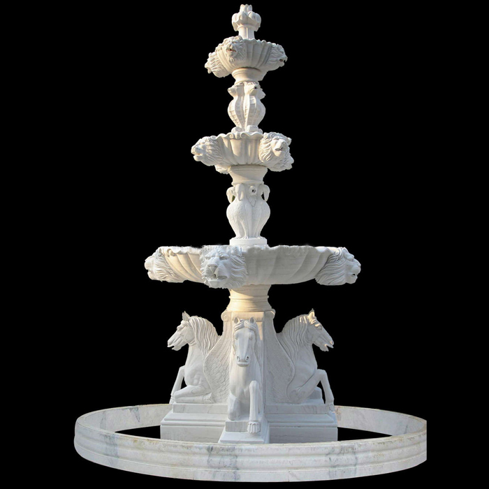 marble fountain