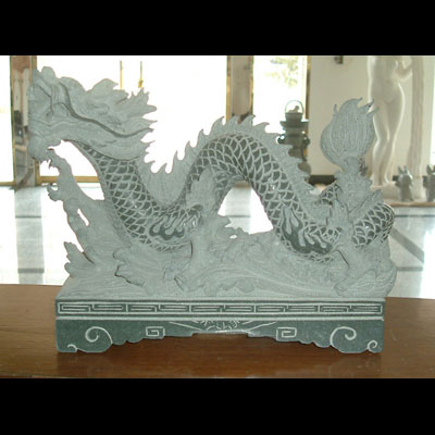 dragon carving