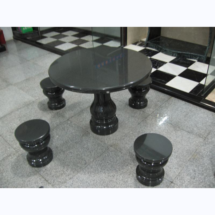 black table