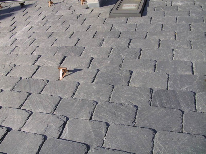 black roofing slate