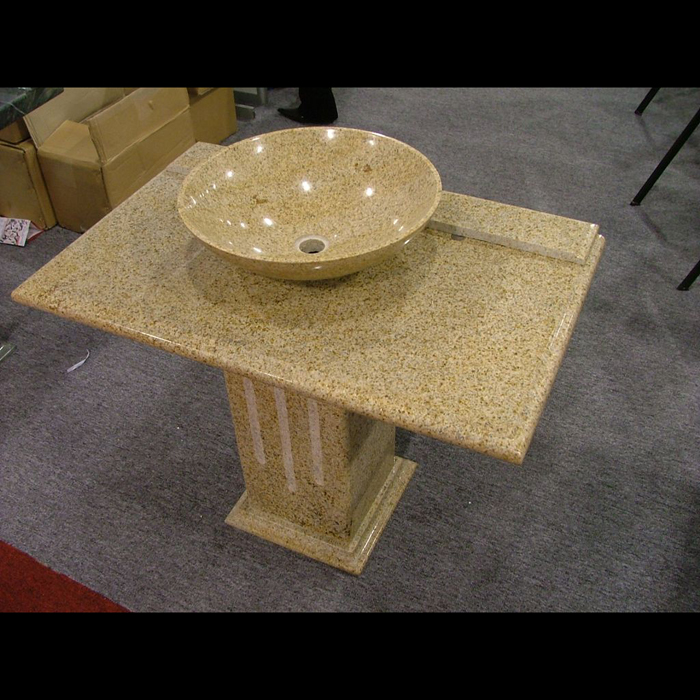 stone pedestal sink,stone pedestal base,basin