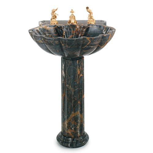 stone pedestal sink,stone pedestal basin